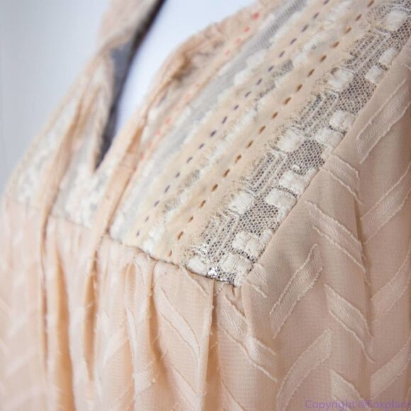 Anthropologie One September Anwen Peasant Shift Baby Doll Dress, size M - Picture 15 of 16